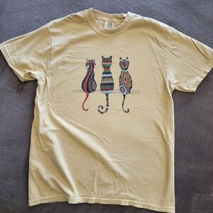 Three Sitting Cats T-Shirt
